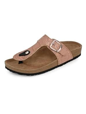 Buy FENTACIA Women Pink T-Strap Sandals at Amazon.in