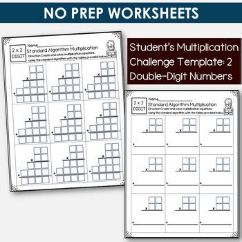 Standard Algorithm for 2 Digit Multiplication 的图像结果