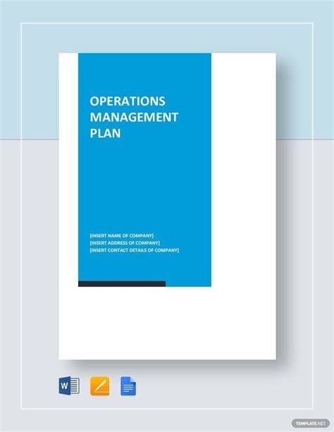Operational Management Plan 的图像结果