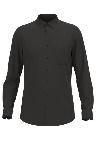 Buy Men Black Classic Fit Solid Full Sleeves Formal Shirt Online ...