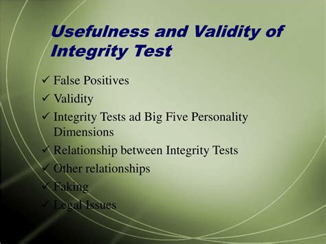 Employment Integrity Testing 的图像结果