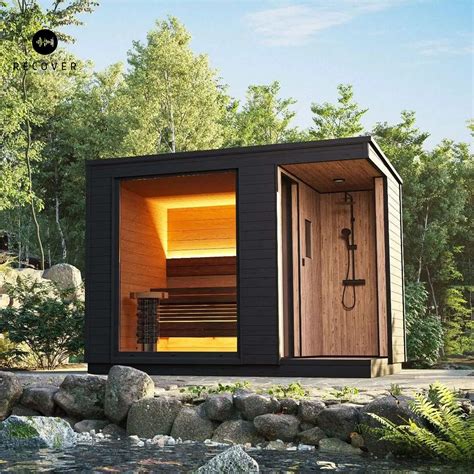 Ultimate Outdoor Sauna With Integrated Shower - AED 42,999 | Sauna in UAE