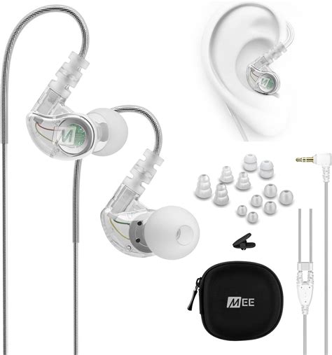 MEE Audio Sport-Fi M6 Noise Isolating in-Ear Headphones with Memory ...