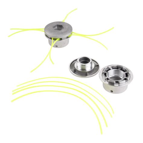Hicello Universal Alloy Line Trimmer Head Weed Whipper Snipper Brush ...