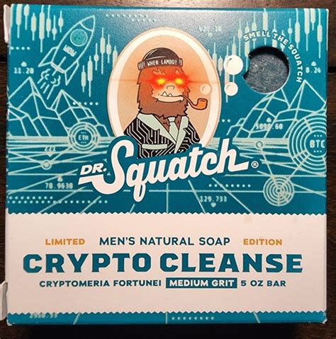Buy NEW Dr. Squatch Limited Edition Soap Crypto Cleanse Bar - Fast ...