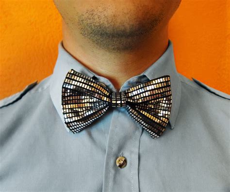 Disco No-Tie Bow Tie : 7 Steps (with Pictures) - Instructables