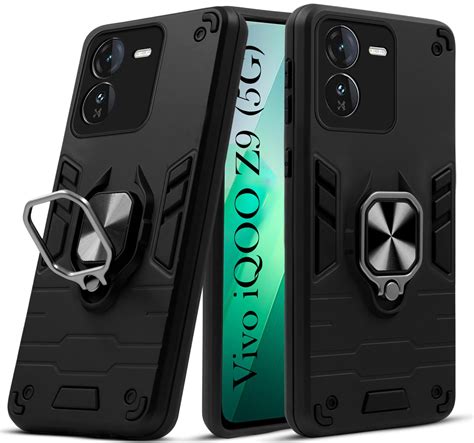 For Vivo IQOO Z9 5G Back Cover Case (Shockproof Polycarbonate Dual Lay ...