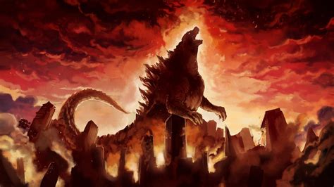 Godzilla Red Colour