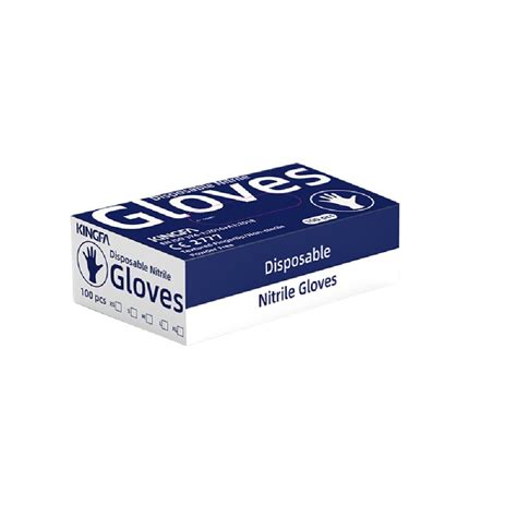 Romson Kingfa Disposable P/F Nitrile Gloves L, 100 Count Price, Uses ...