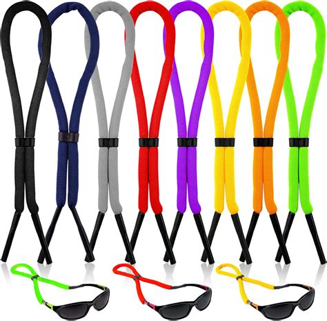 Amazon.com: WXJ13 8 Pieces Floating Sunglass Strap Adjustable ...