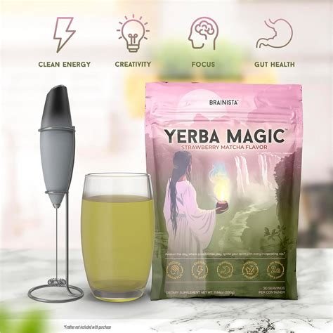 Vegan Yerba Magic Strawberry Yerba Mate – 30 Servings, Clean Energy - Walmart.com