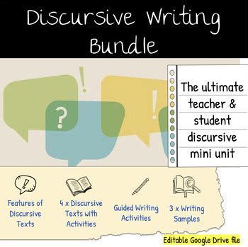 Image result for Discursive Writing Workbook