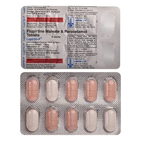 Lupirtin P - Strip of 10 Tablets : Amazon.in: Health & Personal Care