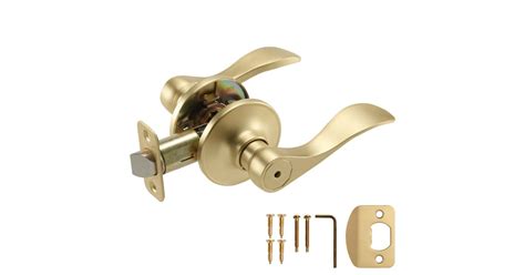 Design House 728907 Springdale Privacy Door Lever Set with Round Rose ...