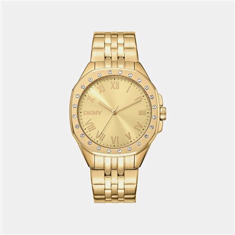 DKNY Brooklyn Maxi Women Champagne Watch DK1L011M0045 – Just In Time