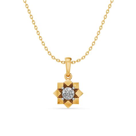 Galaxy Star 9KT Gold Laboratory Grown Diamond Pendant – PALMONAS