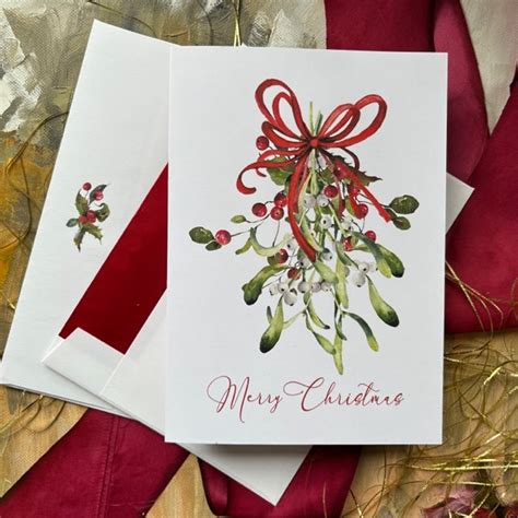 Christmas Card Set of 10 Personalized Holiday Boxed Christmas Greeting ...