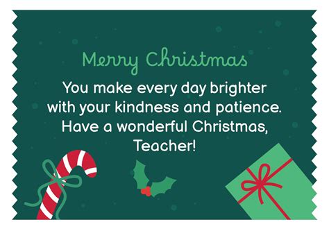 Christmas Cards For Teachers - 12 Free PDF Printables | Printablee