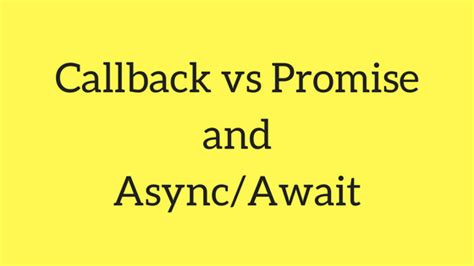 Image result for JavaScript Promises and Async/Await