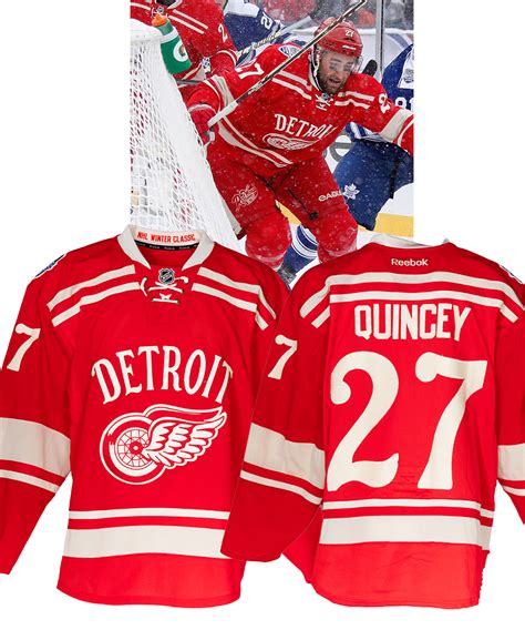 Lot Detail - Kyle Quincey's Detroit Red Wings 2014 Winter Classic Game ...