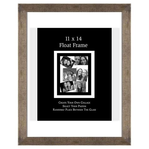 Champagne Floating Wall Frame, 11x14