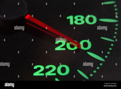 Speedometer 200 km hi-res stock photography and images - Alamy