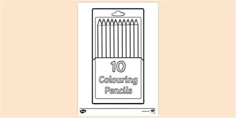 Printable Number 10 Colouring Page | Colouring Sheets