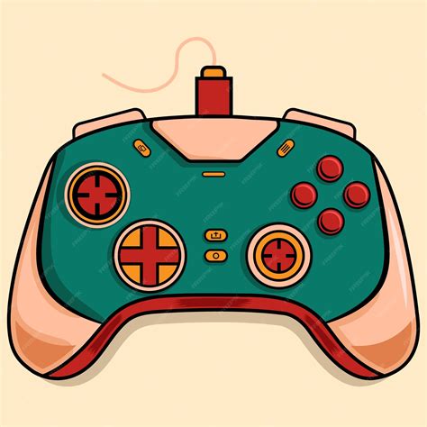 Premium Vector | Video game controller illustration vector
