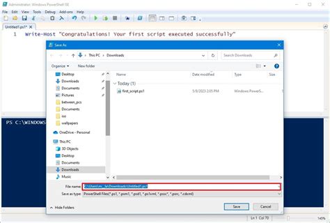 How to Make a PowerShell Script Windows 1.0 的图像结果