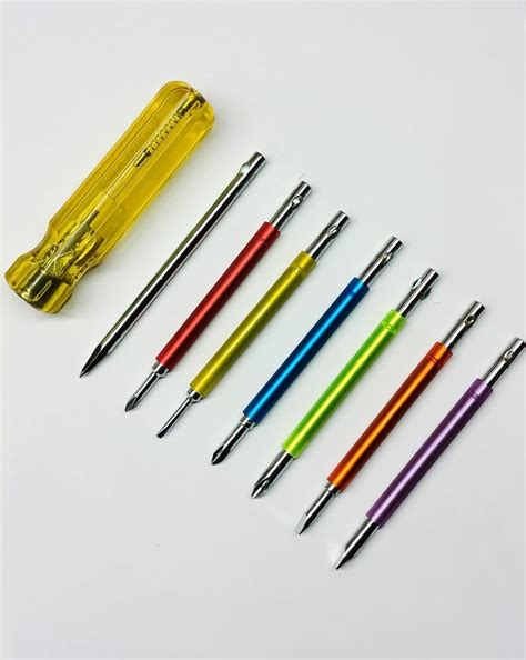4 MECH Scredriver Set with 7 Blades, Versatile 7-in-1 Screwdriver Set ...