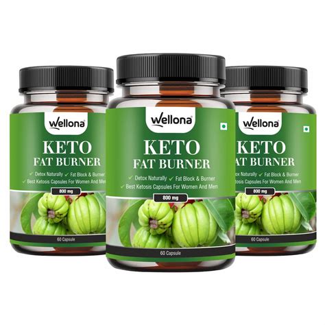 Wellona Keto Fat Burner 60 Capsules 800Mg | Weight Loss Supplement With ...