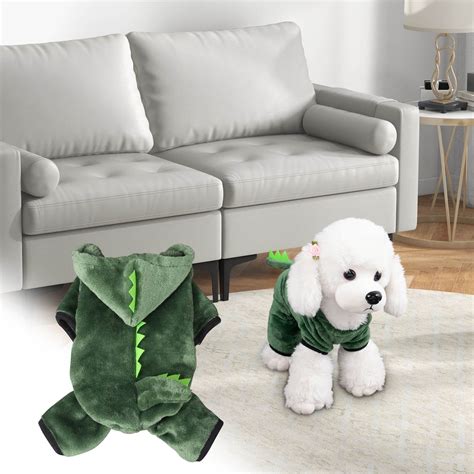 Dinosaur Dog Costume, Funny Pet Dinosaur Outfit with Tail & Spikes ...