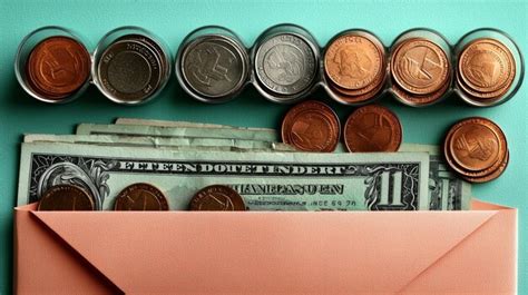 Coins and bills | Premium AI-generated image