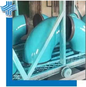 Glass Lined Steel Pipe and Glass Flake Epoxy Coated Fittings