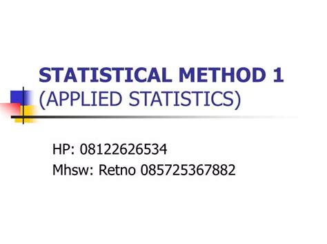 Image result for Example of Statistical Method
