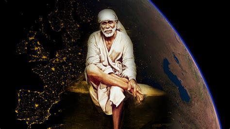 Sai Baba In Space Sky Background HD Sai Baba Wallpapers | HD Wallpapers ...