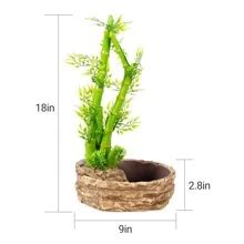 REPTIZOO Reptile Water Fountain Automatic Water Dispenser Height ...