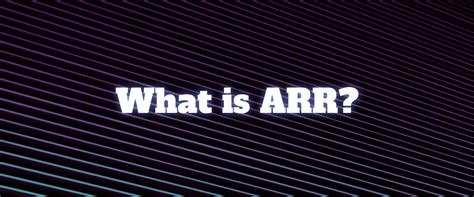 What is ARR? It's not as simple as you think | ChartMogul