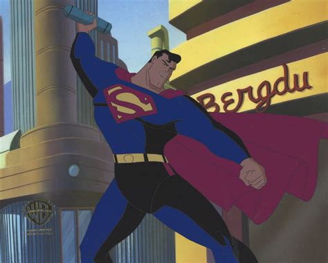 Superman the Animated Series Original Production Cel: Superman ...