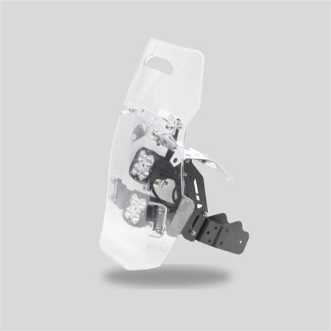 MANTIS K3 WINDSHIELD WITH CLAMP KIT FOR ROYAL ENFIELD HIMALAYAN 411 ...