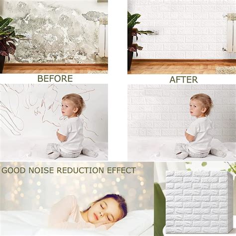 Buy 20PCS 3D Wall Panels Peel and Stick, PE Foam Self-Adhesive ...