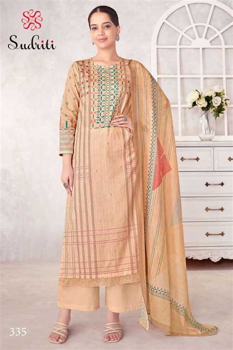 SUDRITI MAGIC STRIPE LAWN COTTON DIGITAL PRINT WITH FANCY WORK SUITS AT ...