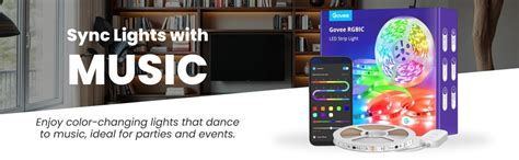 Buy Govee LED Strip Lights RGBIC, 16.4ft Bluetooth Color Changing ...