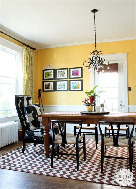 yellow dining room colors