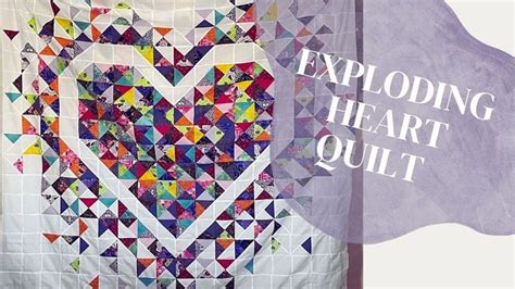 Image result for Exploding Heart Quilt Tutorial