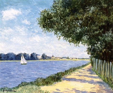 The Banks of the Seine at Petit Gennevilliers (Gustave Caillebotte ...