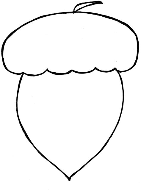 Acorn Coloring Pages