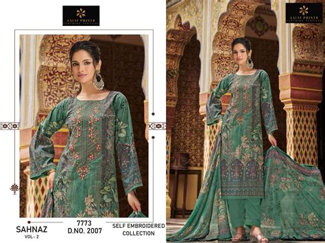 AALIZ PRINTS SAHNAZ VOL 2 COTTON DIGITAL STYLE PRINT SUITS AT BEST ...