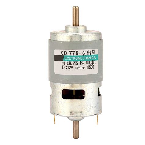 Double-Shaft Dc Motor, DC24V 12V 775 Motor 50W High-Power Large Torques ...