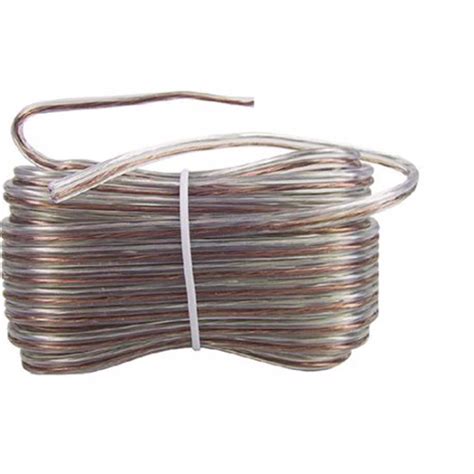 18 Gauge Speaker Wire 25 ft Long Heavy Duty Clear Oxygen Free Copper ...